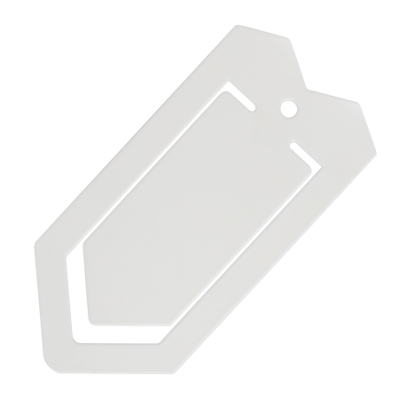Notitzklammer Pfeil - weiss