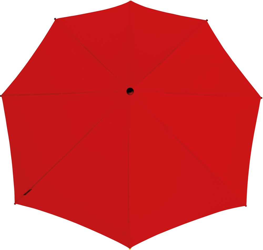 STORMaxi - Aerodynamische Sturm Regenschirm - Handffnung - Windsicher -  92 cm - Rot