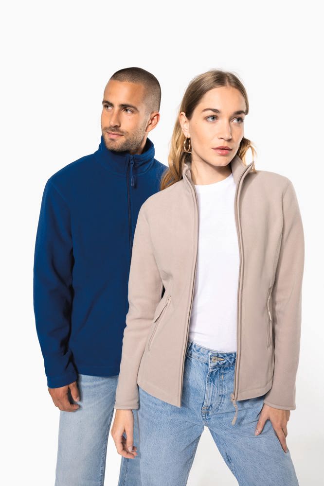 K911A - Mikrofleece-Jacke mit Reißverschluss für Herren