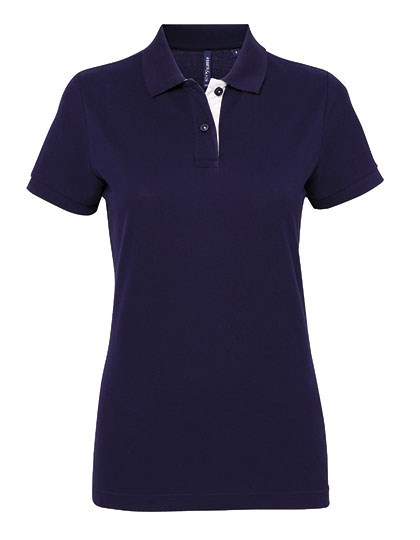 Asquith & Fox - Women´s Classic Fit Contrast Polo