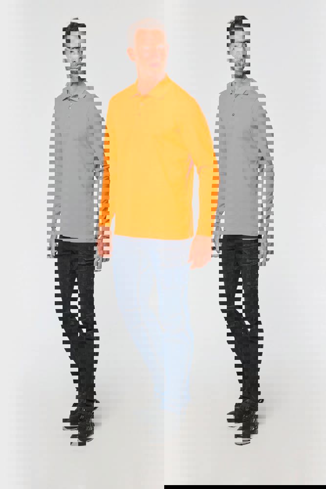 WK276CX - Polohemd mit langen Ärmeln