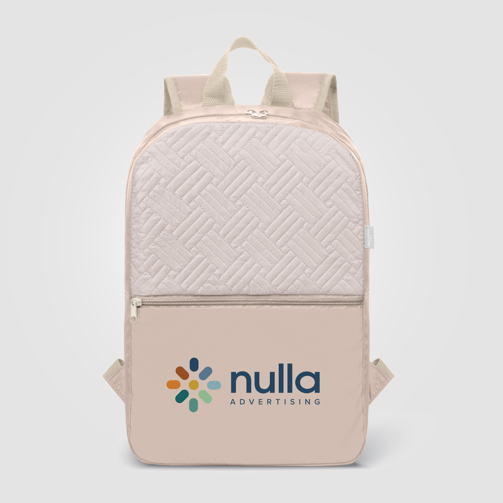 Sora Rucksack gesteppt aus recyceltem 210D Polyester - 13 L