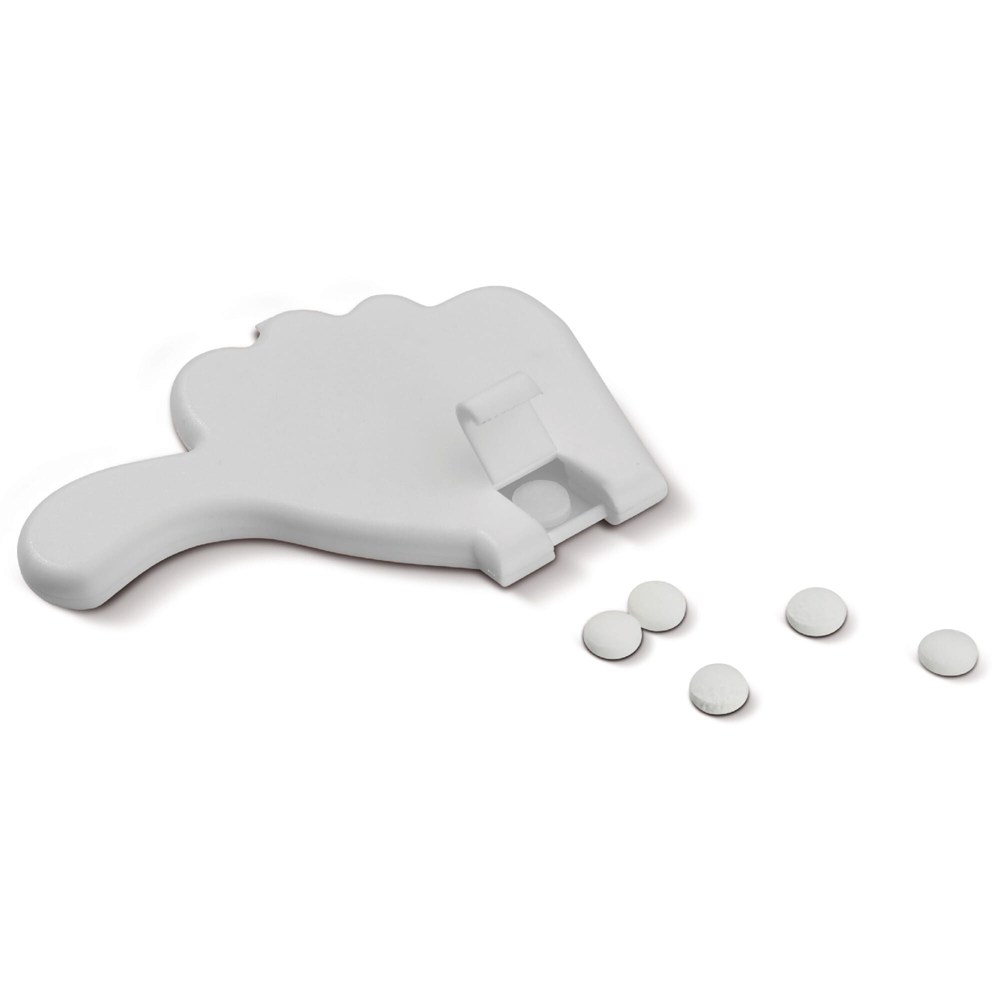 Pfefferminzdose Daumen