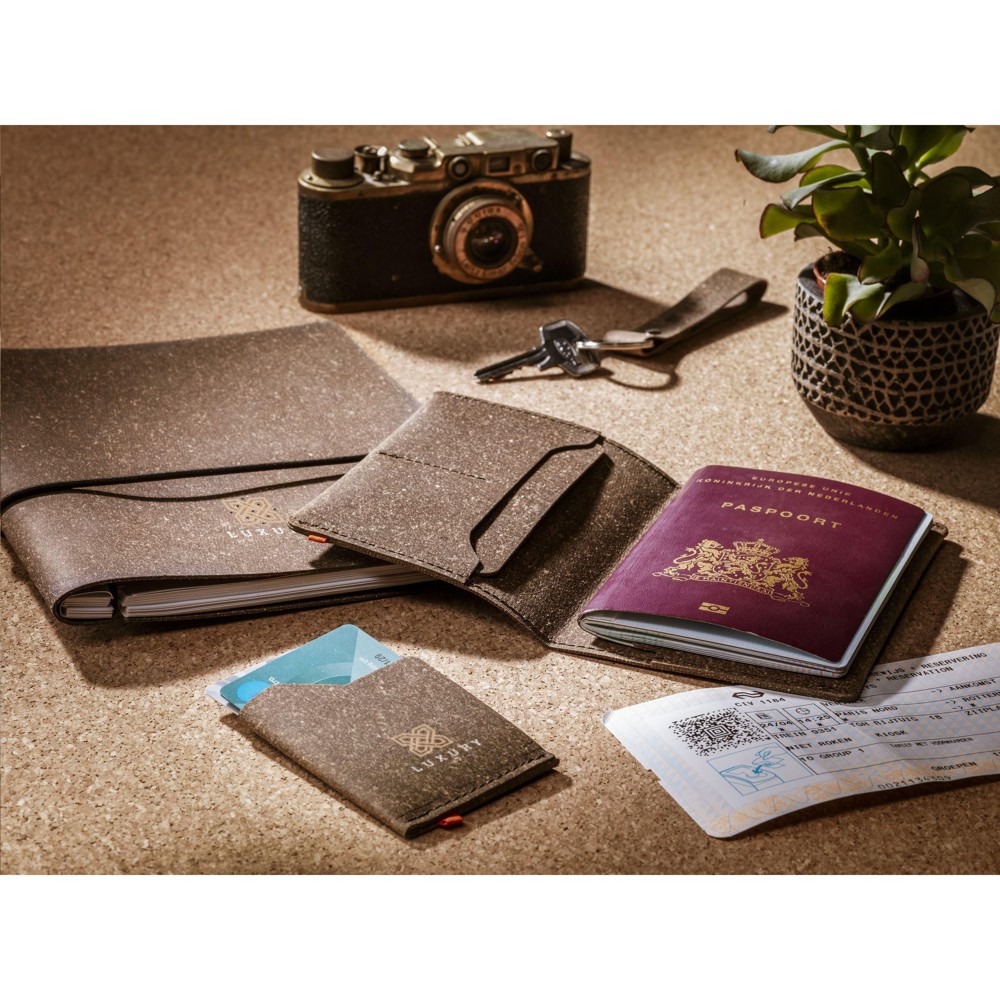 Recycled Leather Refillable Notebook A5 Notizbuch