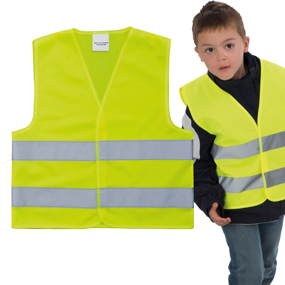 Kindersicherheitsweste EN 17353:2020 - gelb