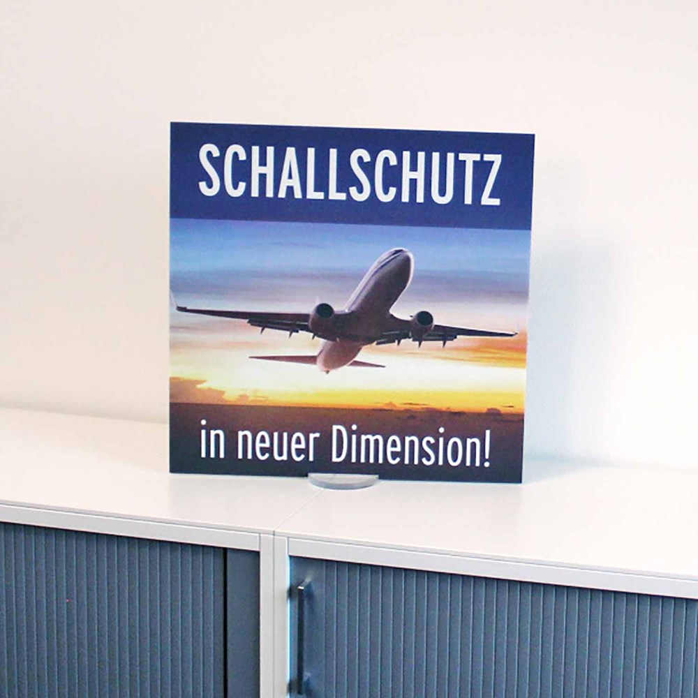 Ständer/Verbinder Acryl rund für Plattenstärke 2,5cm