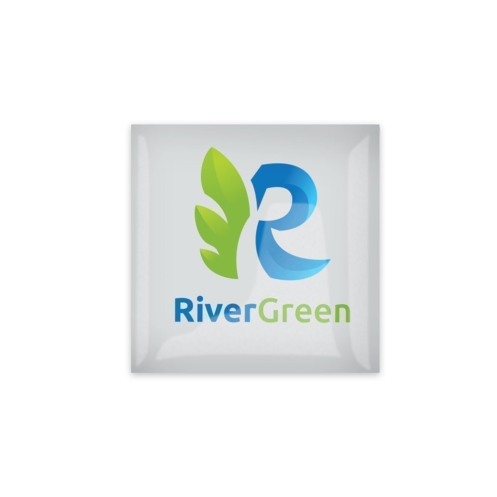 Doming Sticker, Standard glue, White, 300-350 cm2