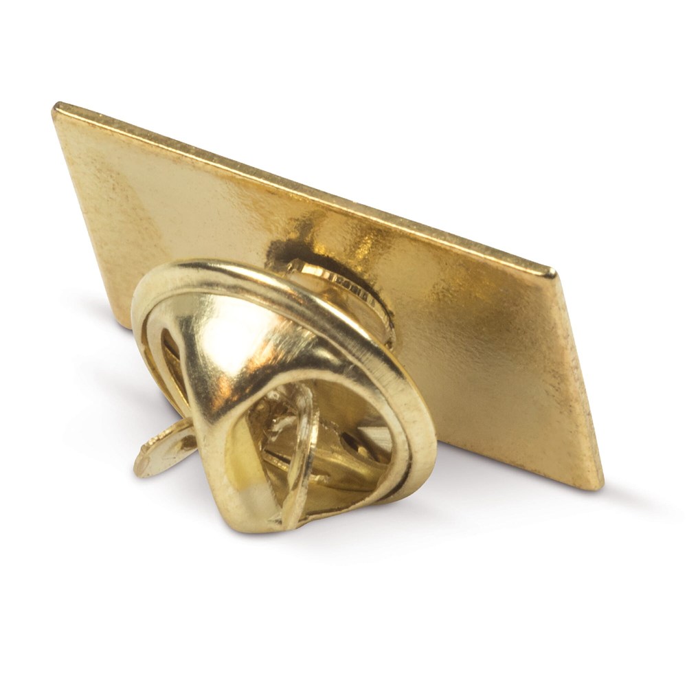 Metall Pin rechteckig 19x13mm