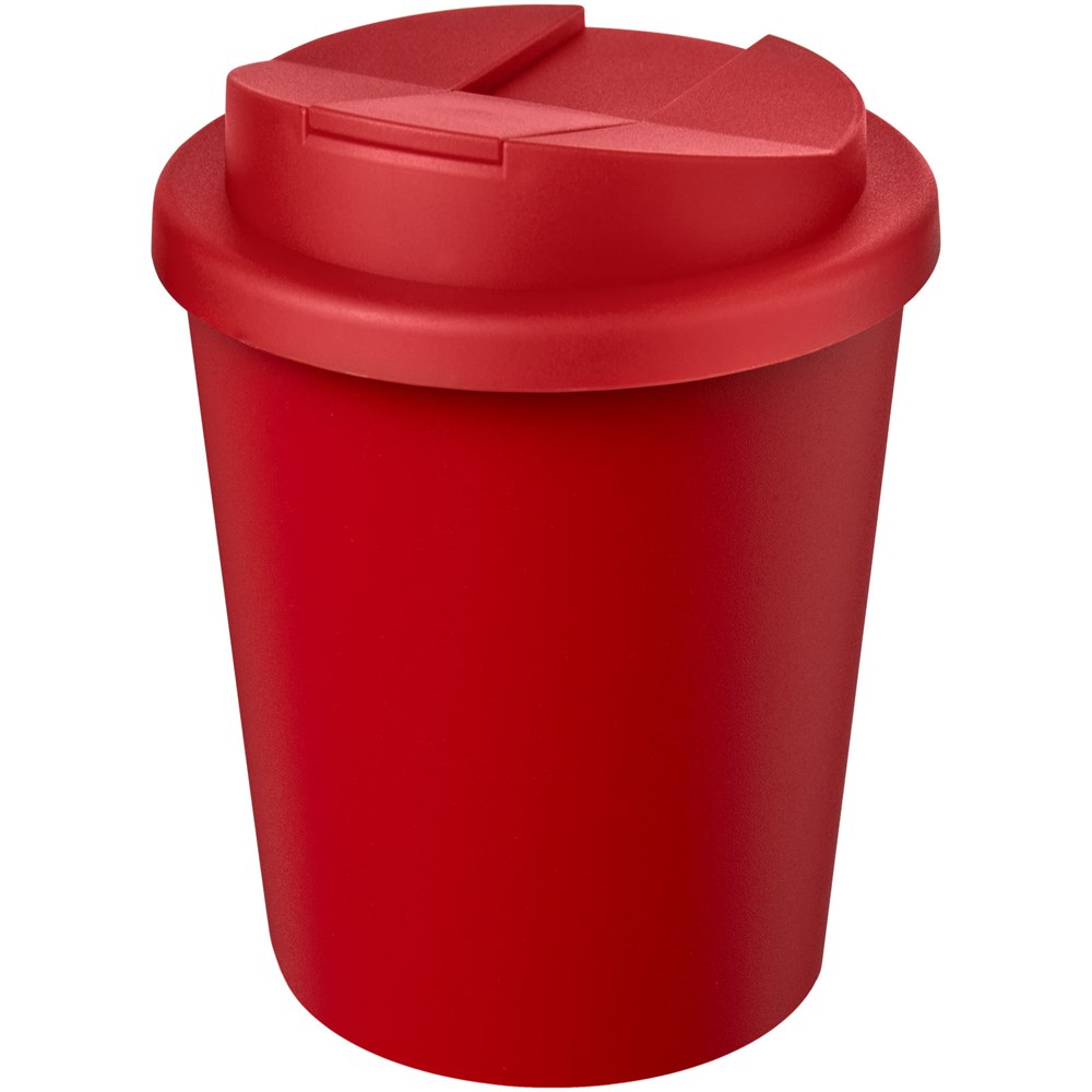 Americano® Espresso Eco 250 ml recycelter Isolierbecher mit auslaufsicherem Deckel - rot