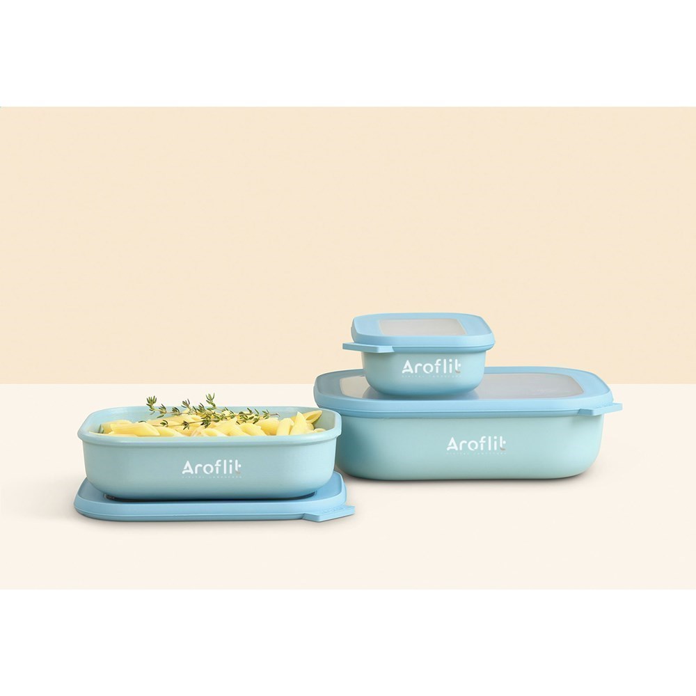 Mepal Mehrzweckbehälter Cirqula rechteckig 2 L Lunchbox