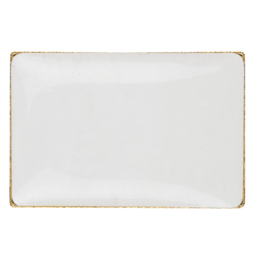 Metall Pin rechteckig 19x13mm