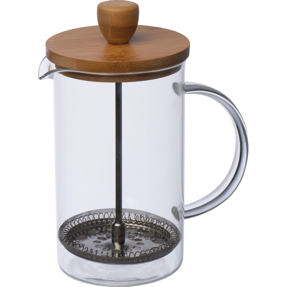 Kaffee- oder Teezubereiter aus Glas NATHAN