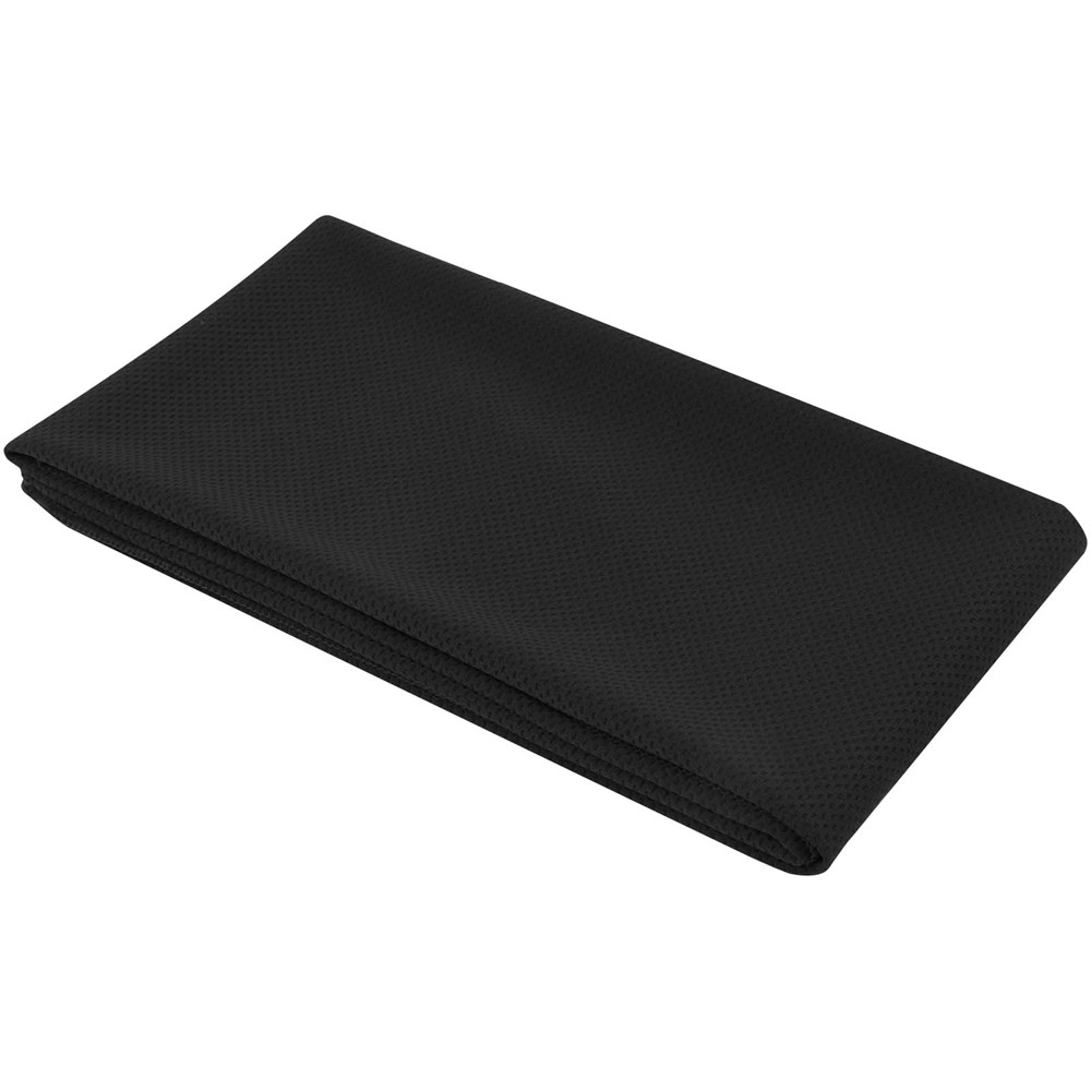 Althea Sporthandtuch 50 × 100 cm - schwarz
