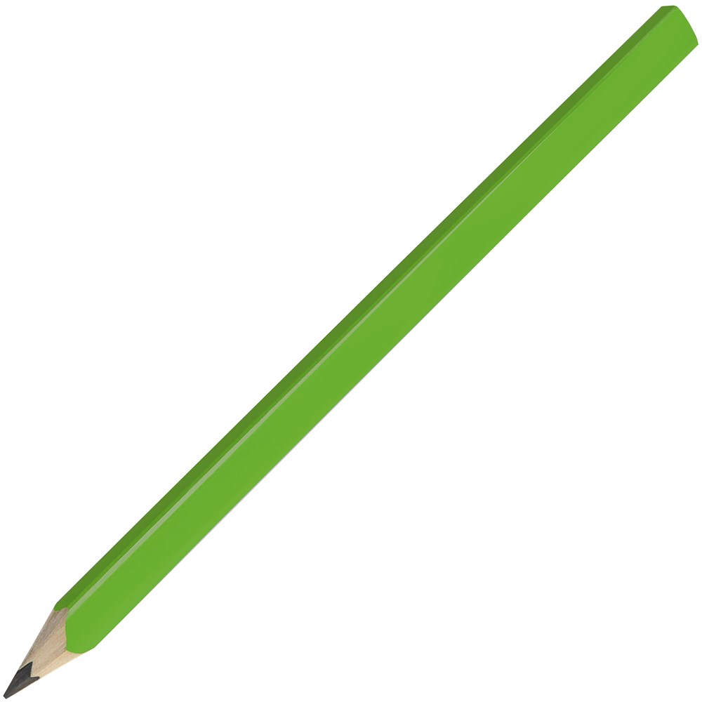 Zimmermannsbleistift, 24 cm, eckig-oval, gespitzt