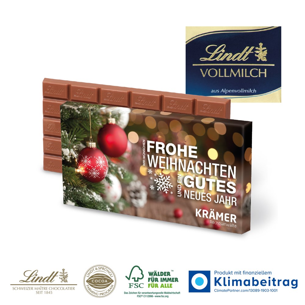 Premium Schokolade von Lindt, 100 g, EXPRESS