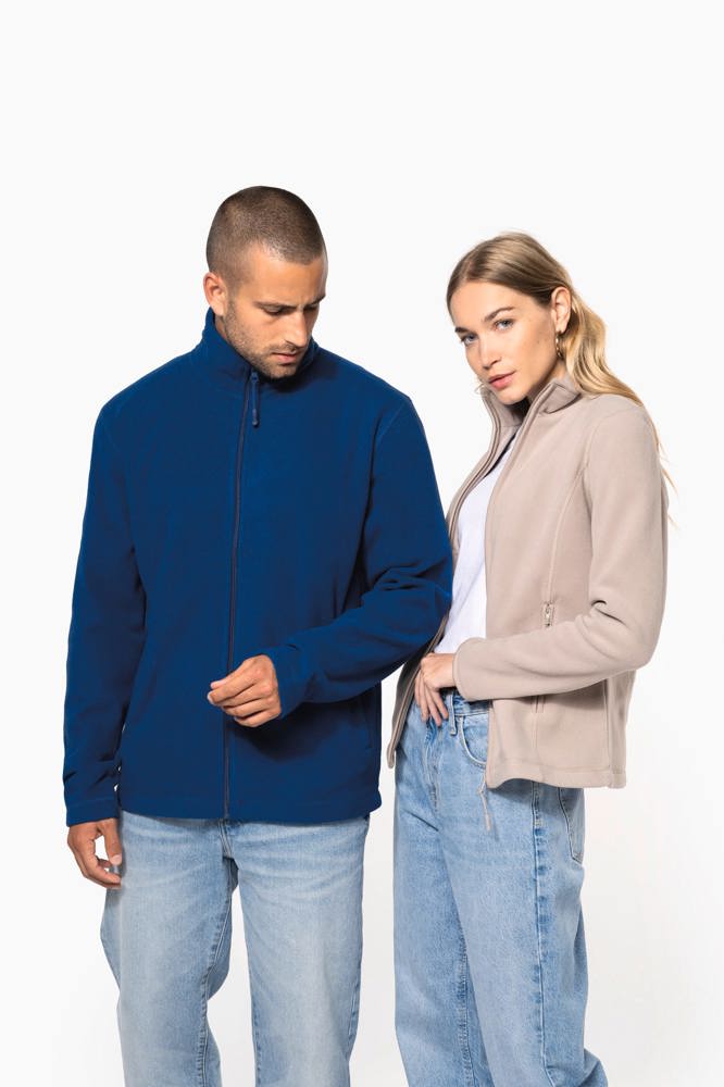 K911A - Mikrofleece-Jacke mit Reißverschluss für Herren