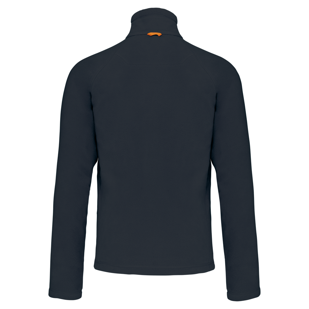 K917 - Mikrofleece-Jacke mit Reißverschluss Raglanärmel für Herren