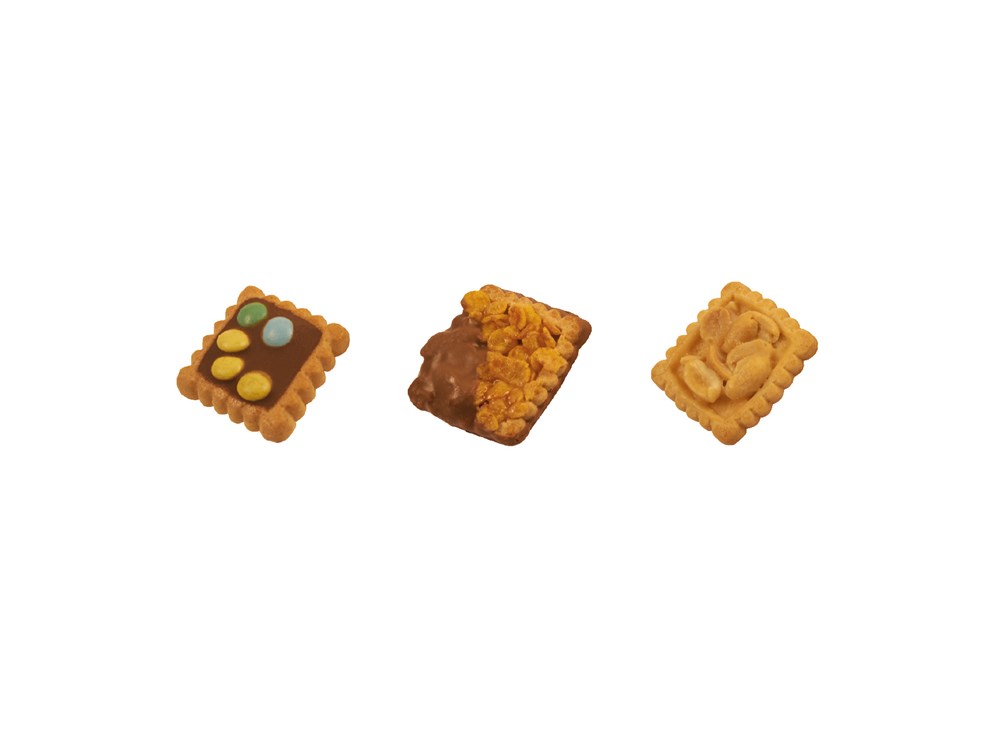 Leibniz Kekse Knusper Snack & Kunterbunt Flowpack 1 Stück  ,  Inhalt:  Leibniz Knusper Snack mit Cornflakes