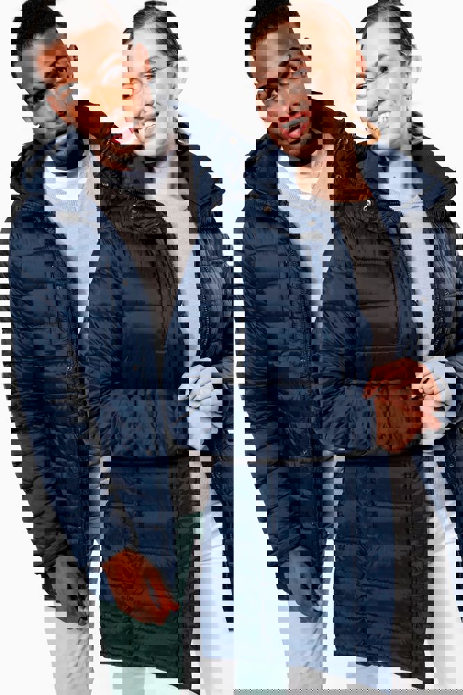 K6128 - Leichter Herren-Daunenparka mit Kapuze