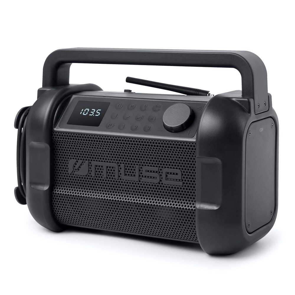 M-928 | Muse arbeitsradio mit bluetooth 20W mit FM-Radio - schwarz