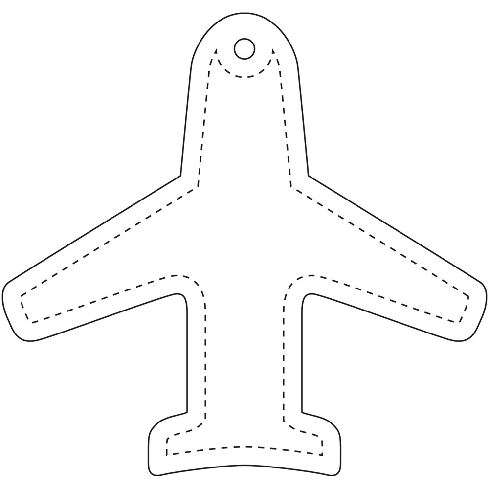 RFX™ H-09 Reflektierender TPU-Anhänger Flugzeugs