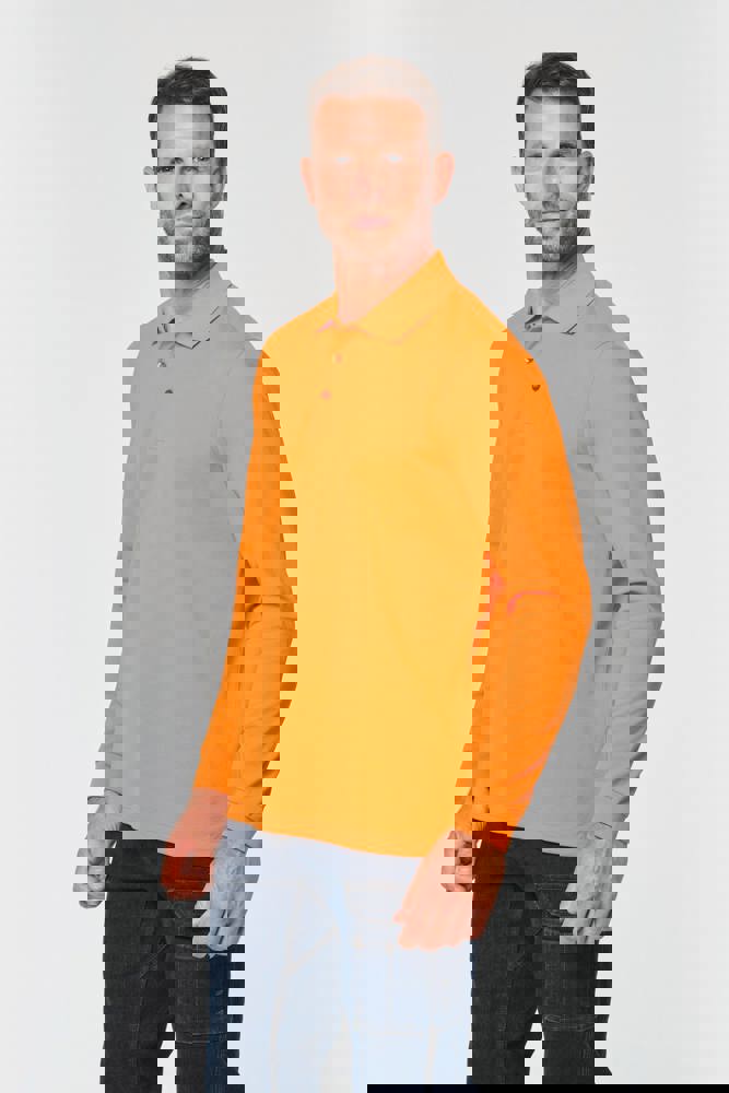 WK276CX - Polohemd mit langen Ärmeln