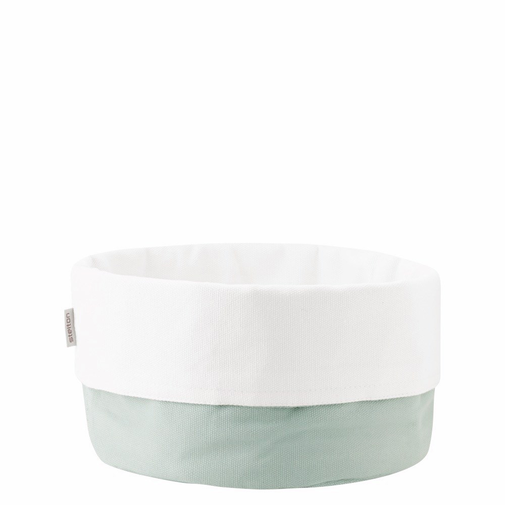 Stelton Brottasche gross dusty green white