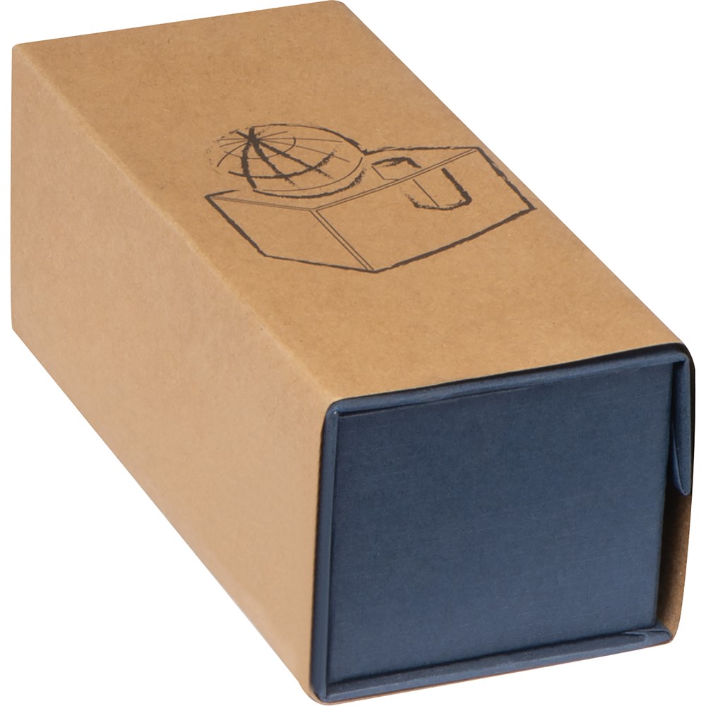 Stiftehalter aus Glas mit abnehmbarer Weltkugel