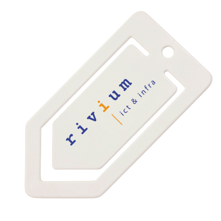 Notizklammer Pfeil - weiss