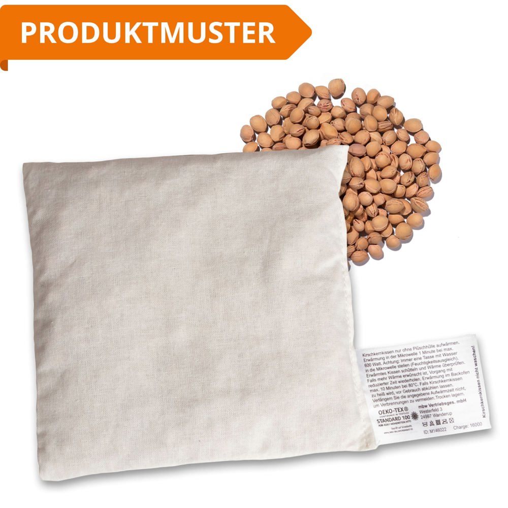 OEKO-TEX® Kirschkernkissen, natur, one size