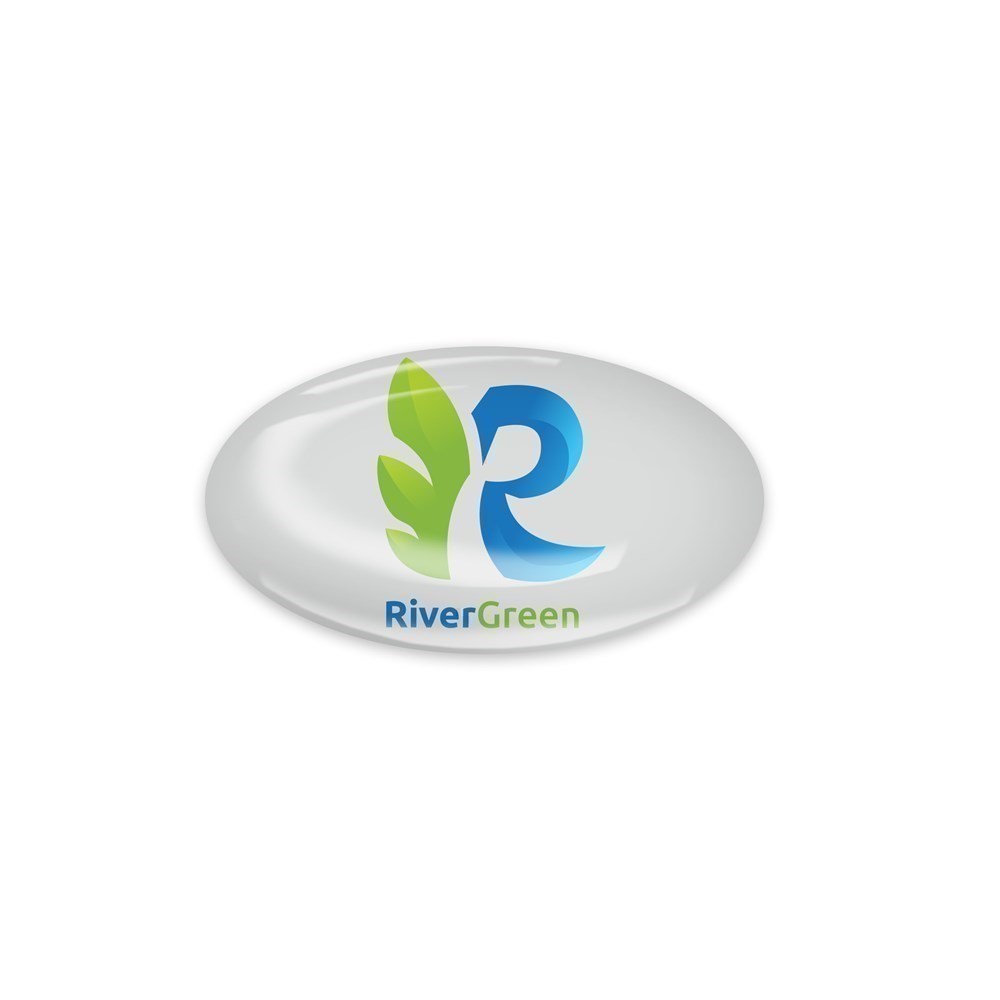 Doming Sticker, Standard glue, White, 300-350 cm2