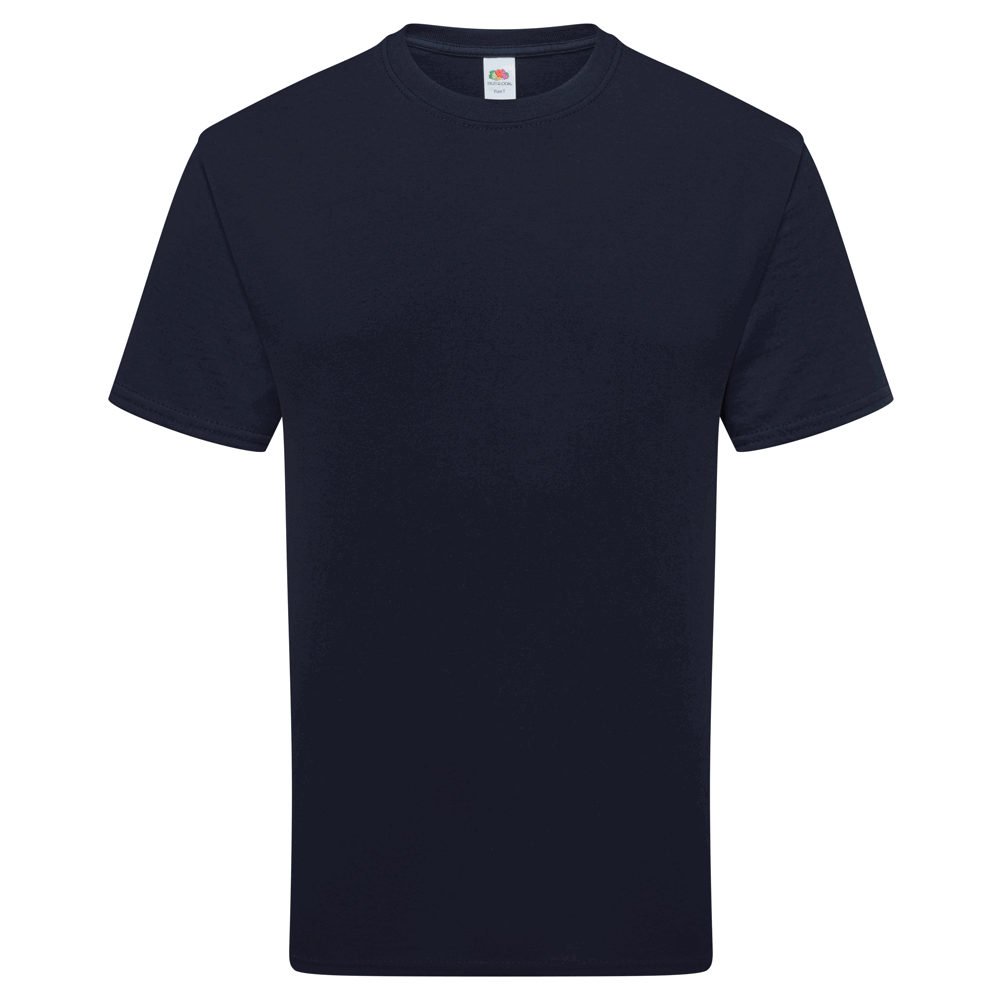 613620 - Pure Cotton T-Shirt, deep navy, M