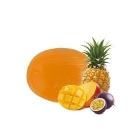 Bonbons im kompostierbaren Werbewickel, Multivitamin gefüllt