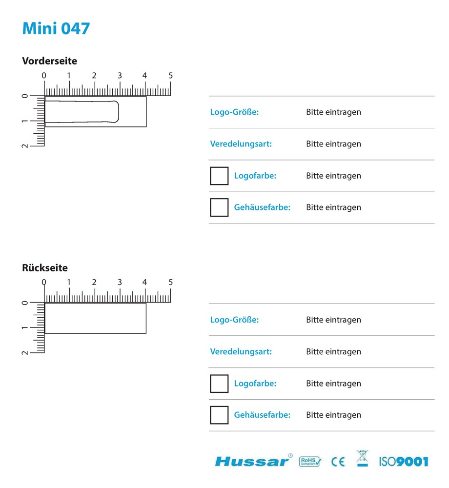 USB-Stick Mini 047 USB 3.0 COB 16 GB SilberUSB 3.0 Flash Disk 16 GB